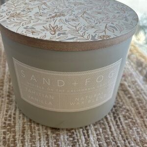 Sand + Fog Tahitian Vanilla Candle - Cream